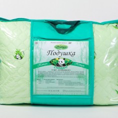Подушка Волокно Бамбука Стандарт (Чехол на молнии)